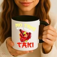 No Taki When Teacher Taki Cute Funny Education Classroom Meaningful Gift Coffee Mug thumb 3