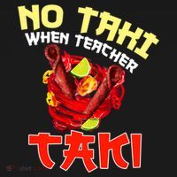 No Taki When Teacher Taki Cute Funny Education Classroom Meaningful Gift Women's Hoodie thumb 2