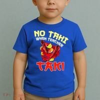 No Taki When Teacher Taki Cute Funny Education Classroom Meaningful Gift Toddler T-Shirt thumb 2
