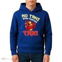 No Taki When Teacher Taki Cute Funny Education Classroom Meaningful Gift Kids Hoodie thumb 4