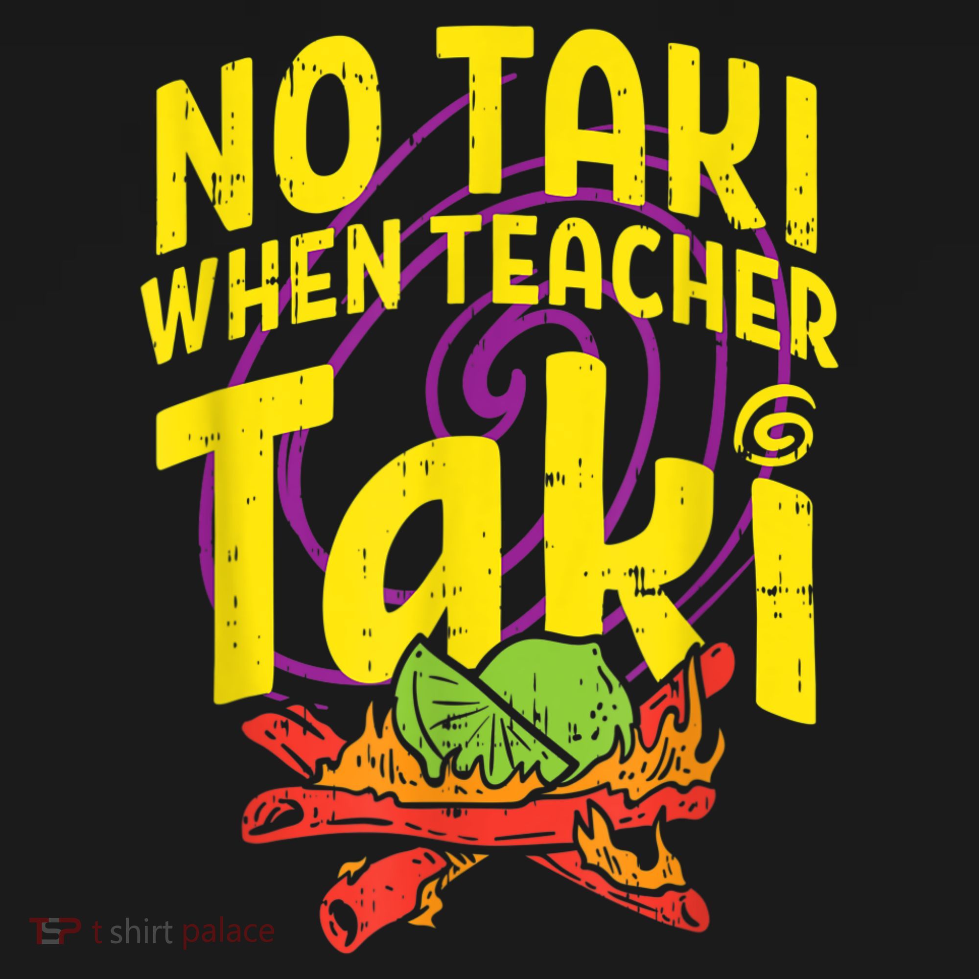 No Taki When Teacher Taki Cute Education Classroom Sweatshirt
