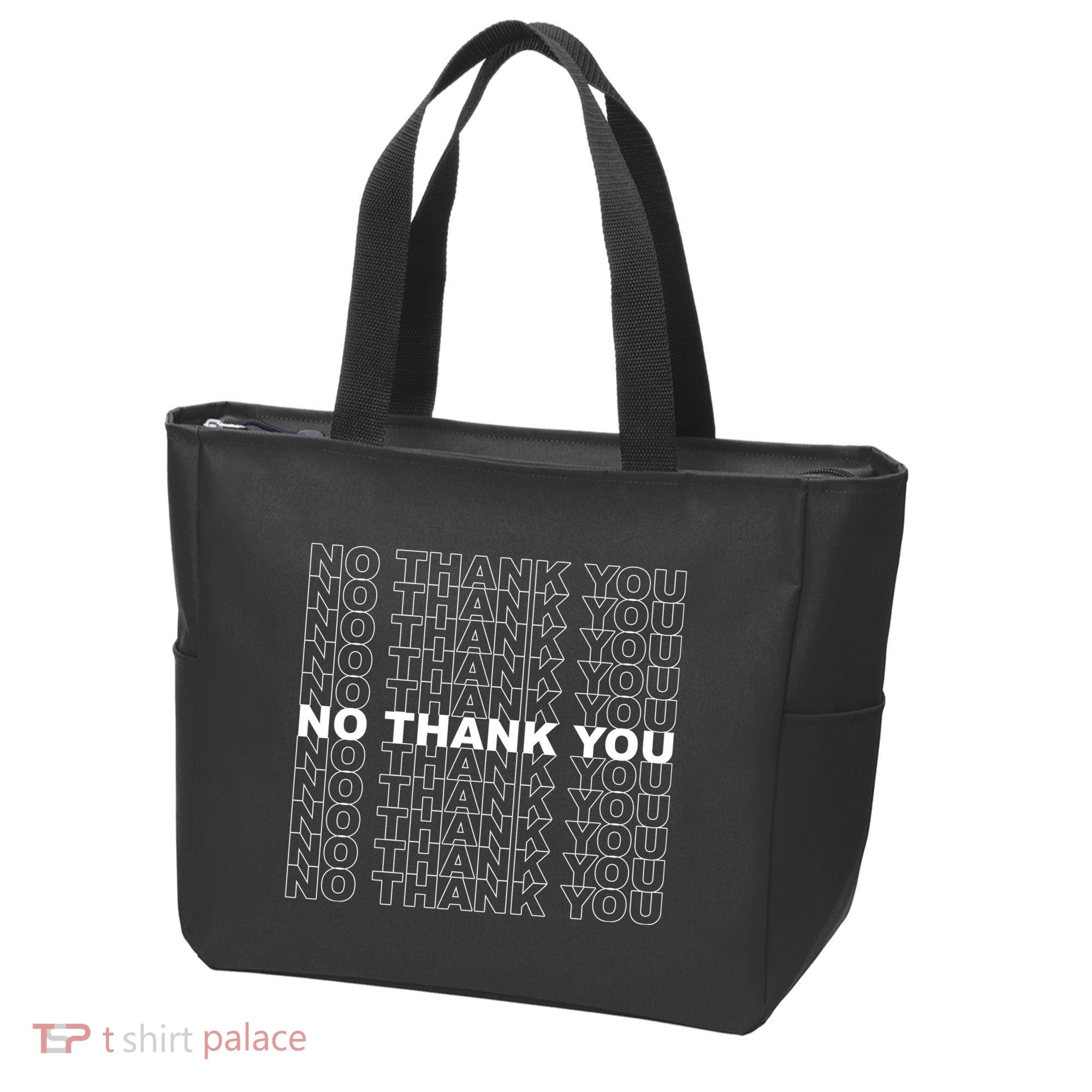 No Thank You Classic Retro Tote Bag
