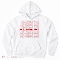 No Thank You Classic Retro Hoodie thumb 0