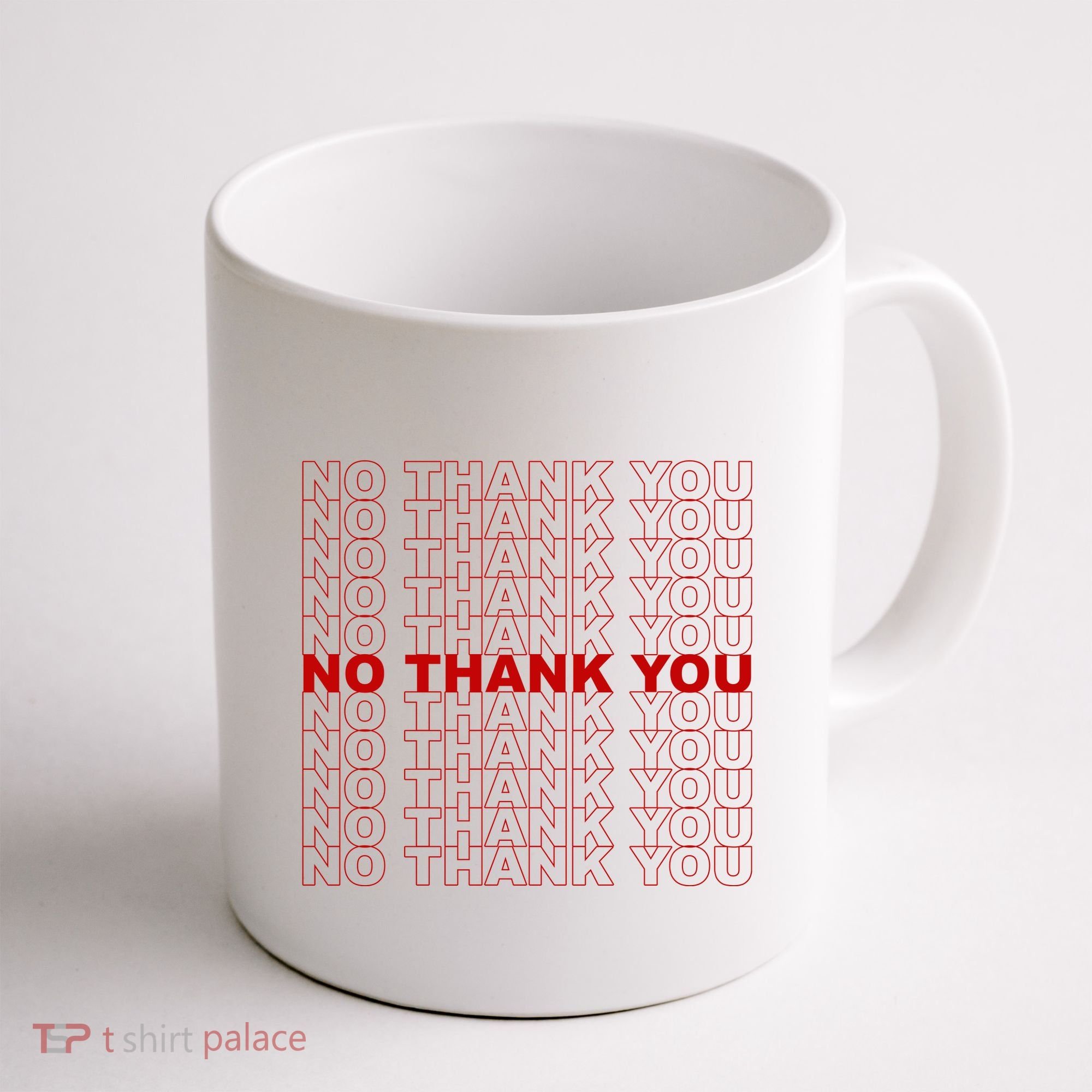 No Thank You Classic Retro Coffee Mug