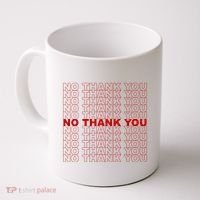 No Thank You Classic Retro Coffee Mug thumb 0