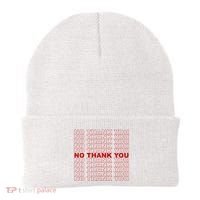 No Thank You Classic Retro Beanie thumb 0