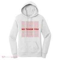 No Thank You Classic Retro Women's Hoodie thumb 0