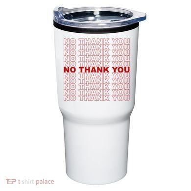 No Thank You Classic Retro Tumbler