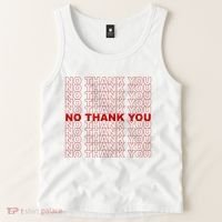No Thank You Classic Retro Tank Top thumb 2