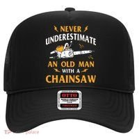 Never Underestimate An Old Man Lumberjack Chainsaw & Logger Hat thumb 0