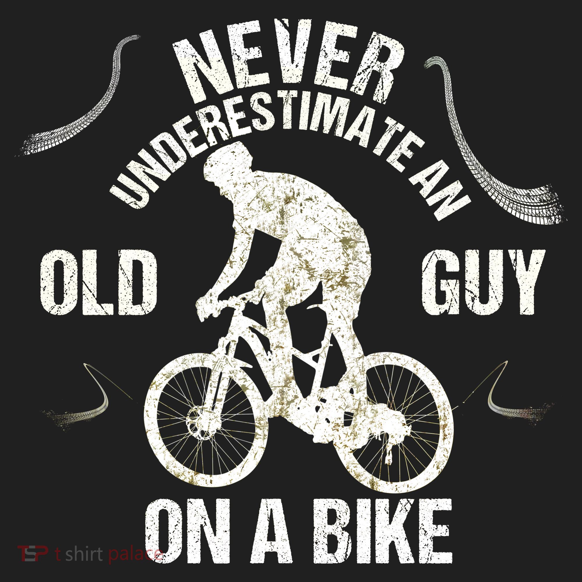 Never Underestimate An Old Guy On A Bike Beanie