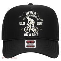 Never Underestimate An Old Guy On A Bike Hat thumb 0
