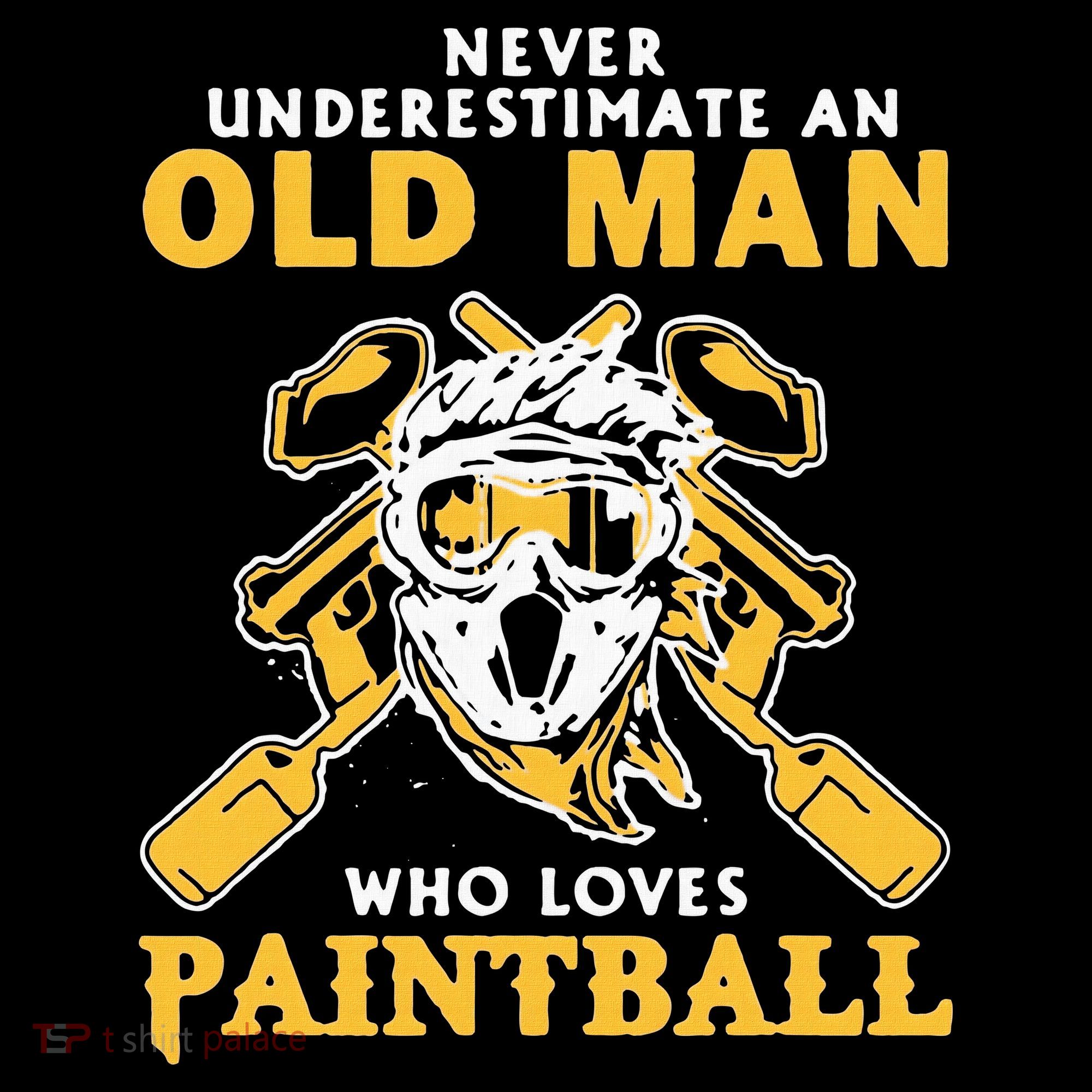 Never Underestimate An Old Man Who Loves Paintball Coffee Mug