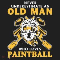 Never Underestimate An Old Man Who Loves Paintball Tumbler thumb 3