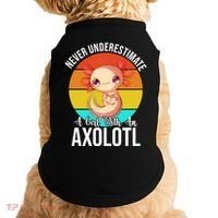 Never Underestimate A Girl With An Axolotl Doggie Tank thumb 0