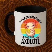 Never Underestimate A Girl With An Axolotl Coffee Mug thumb 2