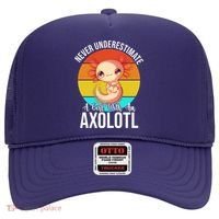 Never Underestimate A Girl With An Axolotl Hat thumb 0