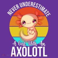 Never Underestimate A Girl With An Axolotl Toddler Hoodie thumb 2