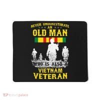 Never Underestimate An OLD MAN Vietnam Veteran Gift Mousepad thumb 0