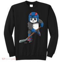 Panda Hockey Panda Playing Hockey Panda Sweatshirt thumb 0