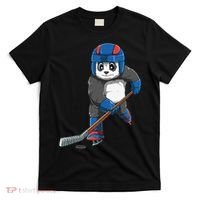 Panda Hockey Panda Playing Hockey Panda T-Shirt thumb 0