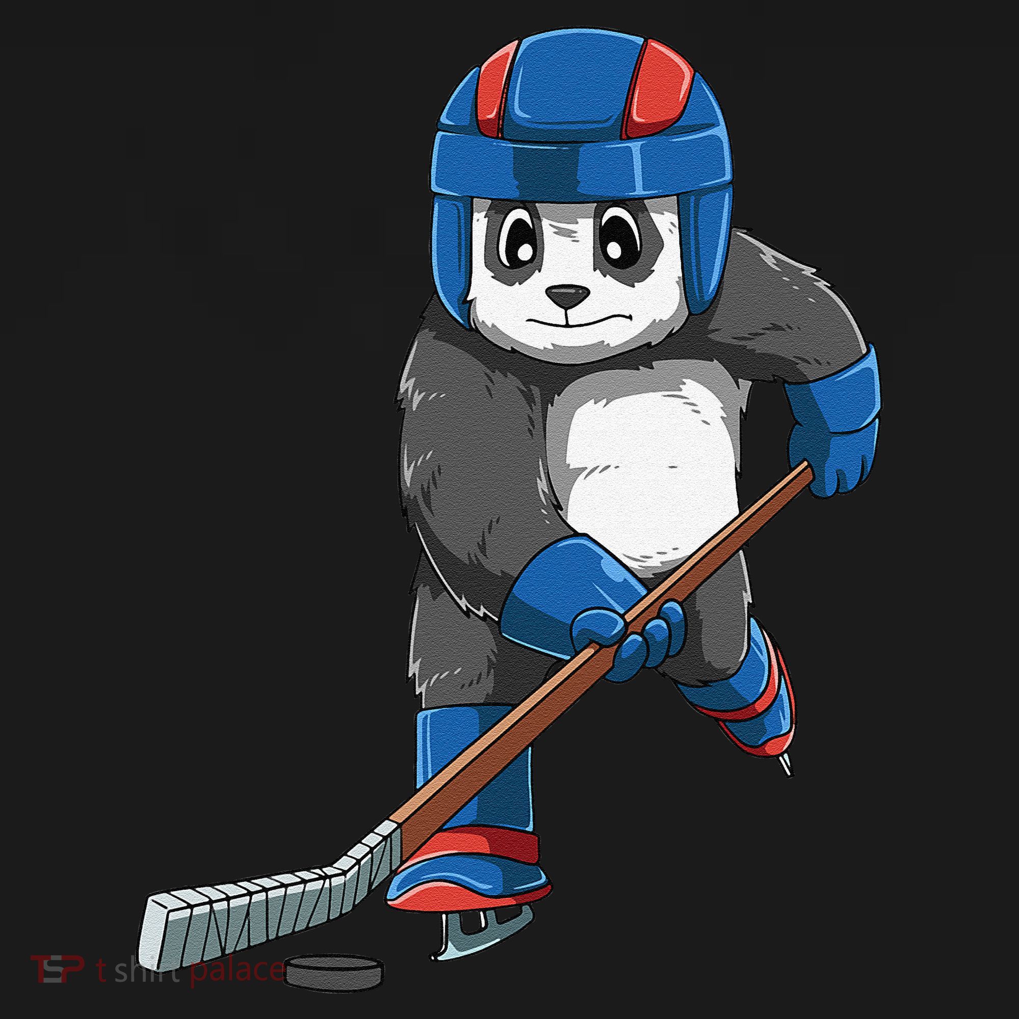 Panda Hockey Panda Playing Hockey Panda Women's Tank Top