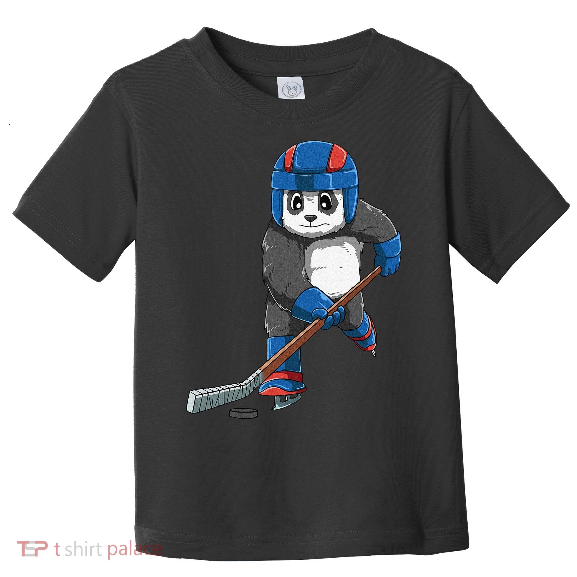 Panda Hockey Panda Playing Hockey Panda Toddler T-Shirt