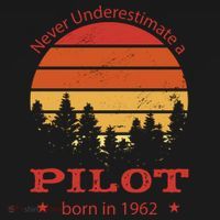 Never Underestimate A Pilot Born In 1962 Toddler Hoodie thumb 2
