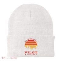Never Underestimate A Pilot Born In 1962 Beanie thumb 0