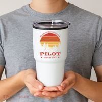 Never Underestimate A Pilot Born In 1962 Tumbler thumb 2