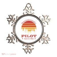 Never Underestimate A Pilot Born In 1962 Ornament thumb 0