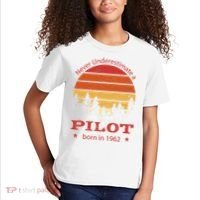 Never Underestimate A Pilot Born In 1962 Kids T-Shirt thumb 2