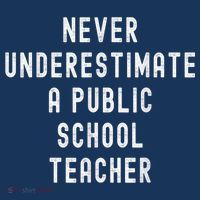 Never Underestimate A Public School Teacher Motivational Women's Hoodie thumb 2