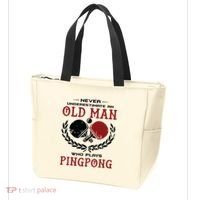 Never Underestimate An Old Man Who Plays Ping Pong Tote Bag thumb 3