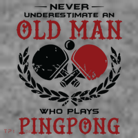 Never Underestimate An Old Man Who Plays Ping Pong Toddler Hoodie thumb 2