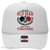 Never Underestimate An Old Man Who Plays Ping Pong Hat thumb 0