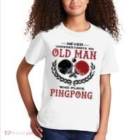 Never Underestimate An Old Man Who Plays Ping Pong Kids T-Shirt thumb 2