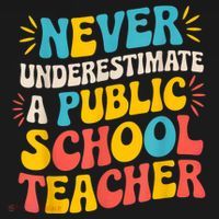 Never Underestimate A Public School Teacher Walz Harris 2024 Ornament thumb 1