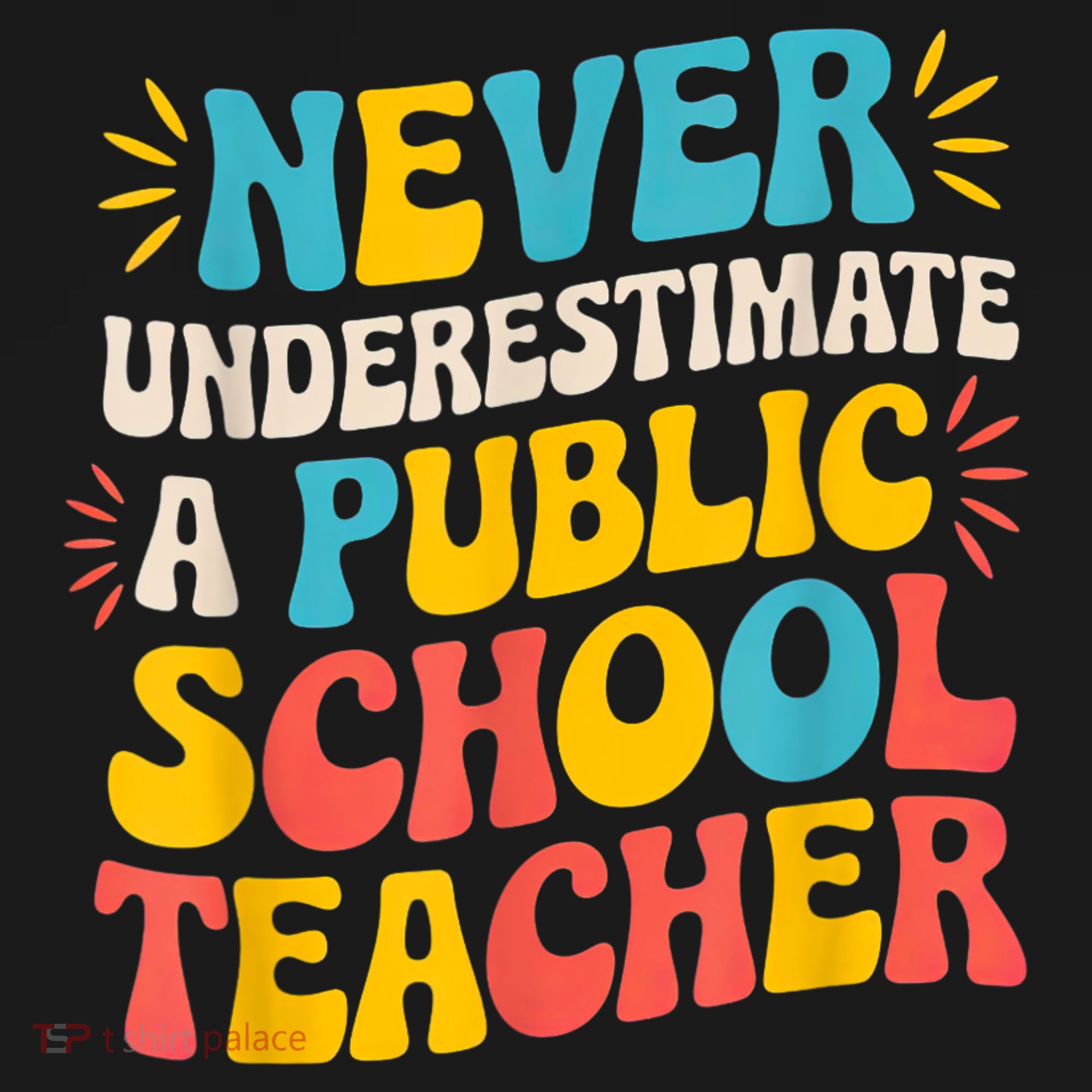 Never Underestimate A Public School Teacher Walz Harris 2024 Ornament