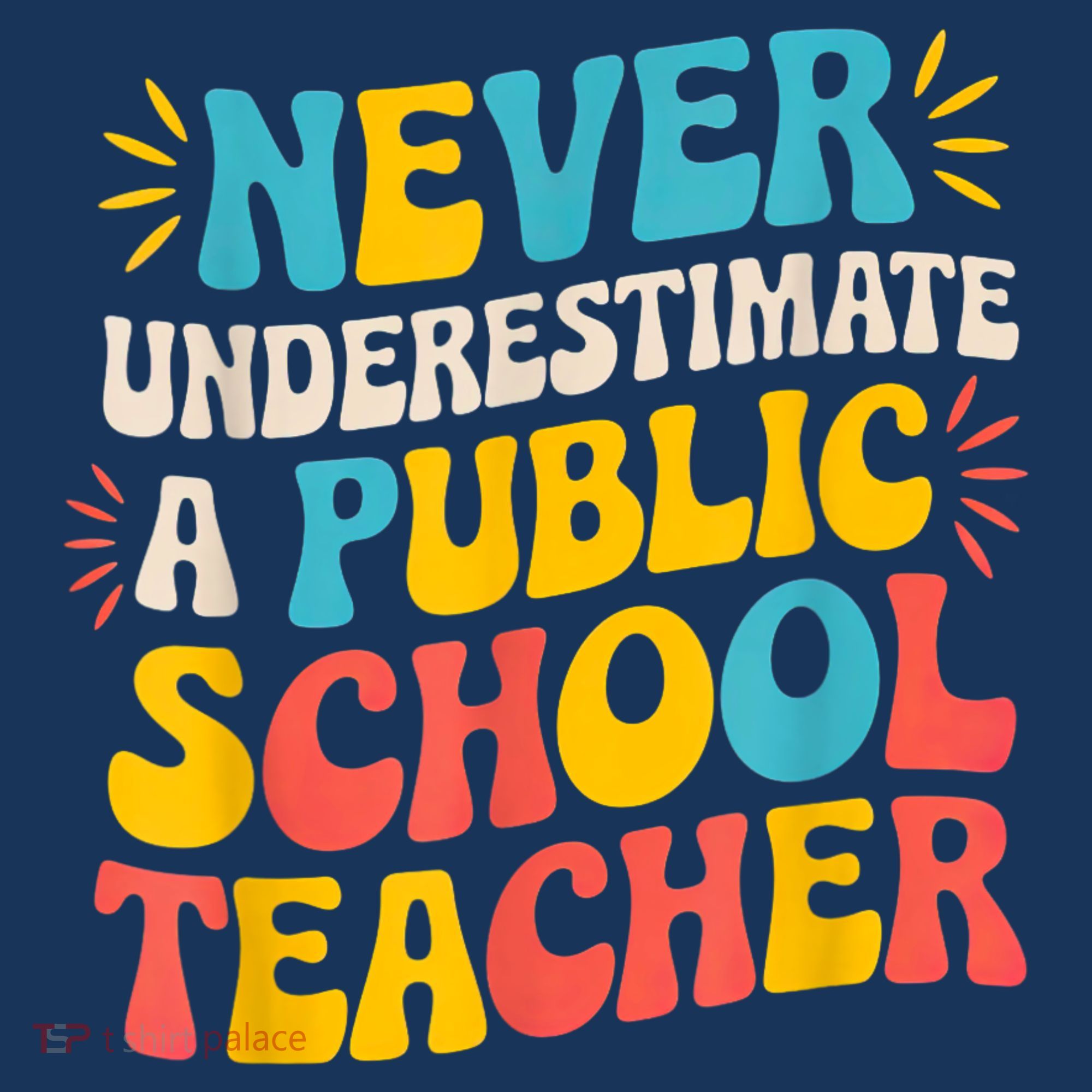 Never Underestimate A Public School Teacher Walz Harris 2024 Women's Hoodie