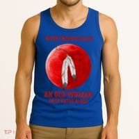 Never Underestimate An Old Woman With Native Blood Tank Top thumb 3