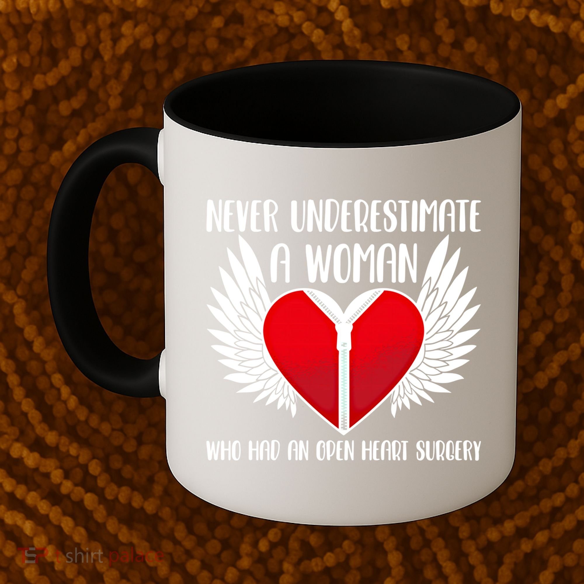 Never Underestimate A Who Had An Open Heart Surgery Gift Coffee Mug
