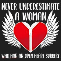 Never Underestimate A Who Had An Open Heart Surgery Gift Beanie thumb 2