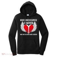 Never Underestimate A Who Had An Open Heart Surgery Gift Women's Hoodie thumb 0