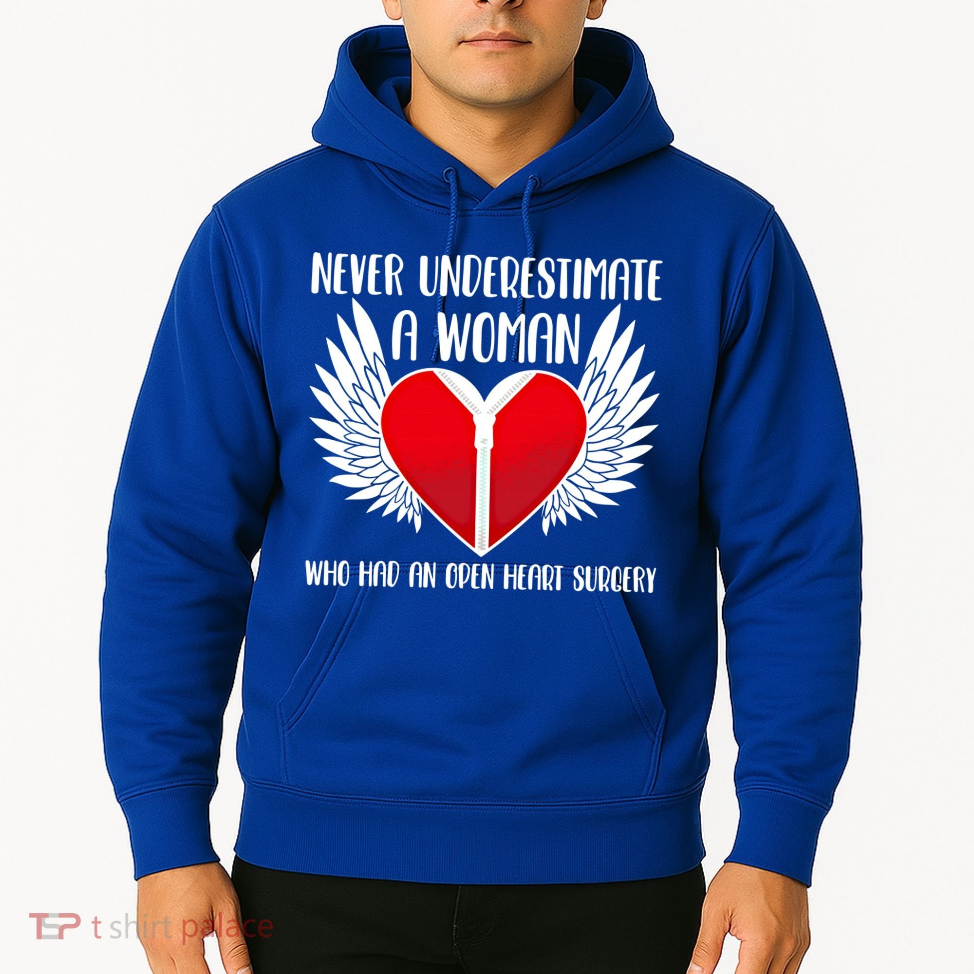 Never Underestimate A Who Had An Open Heart Surgery Gift Hoodie