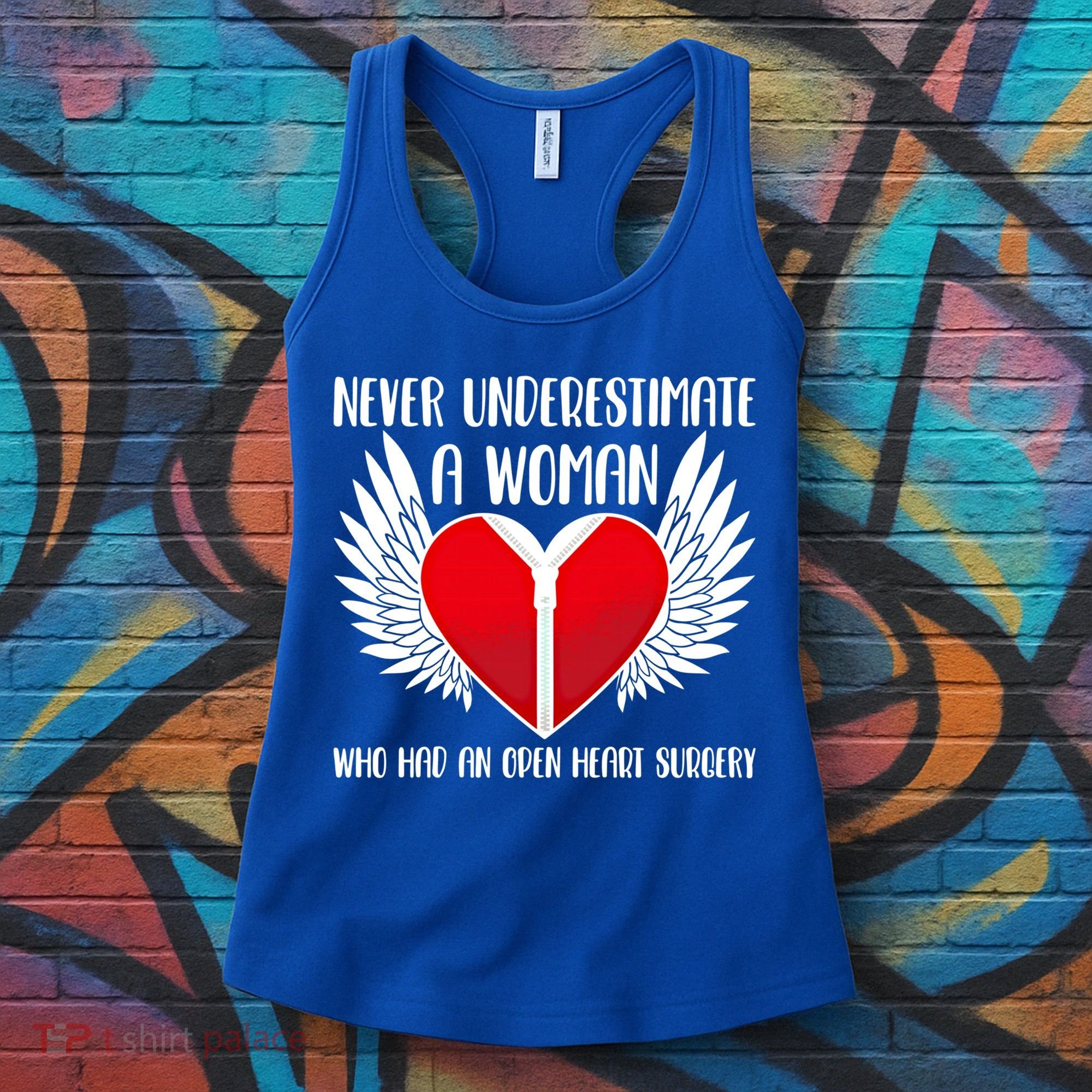 Never Underestimate A Who Had An Open Heart Surgery Gift Women's Tank Top