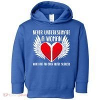 Never Underestimate A Who Had An Open Heart Surgery Gift Toddler Hoodie thumb 0