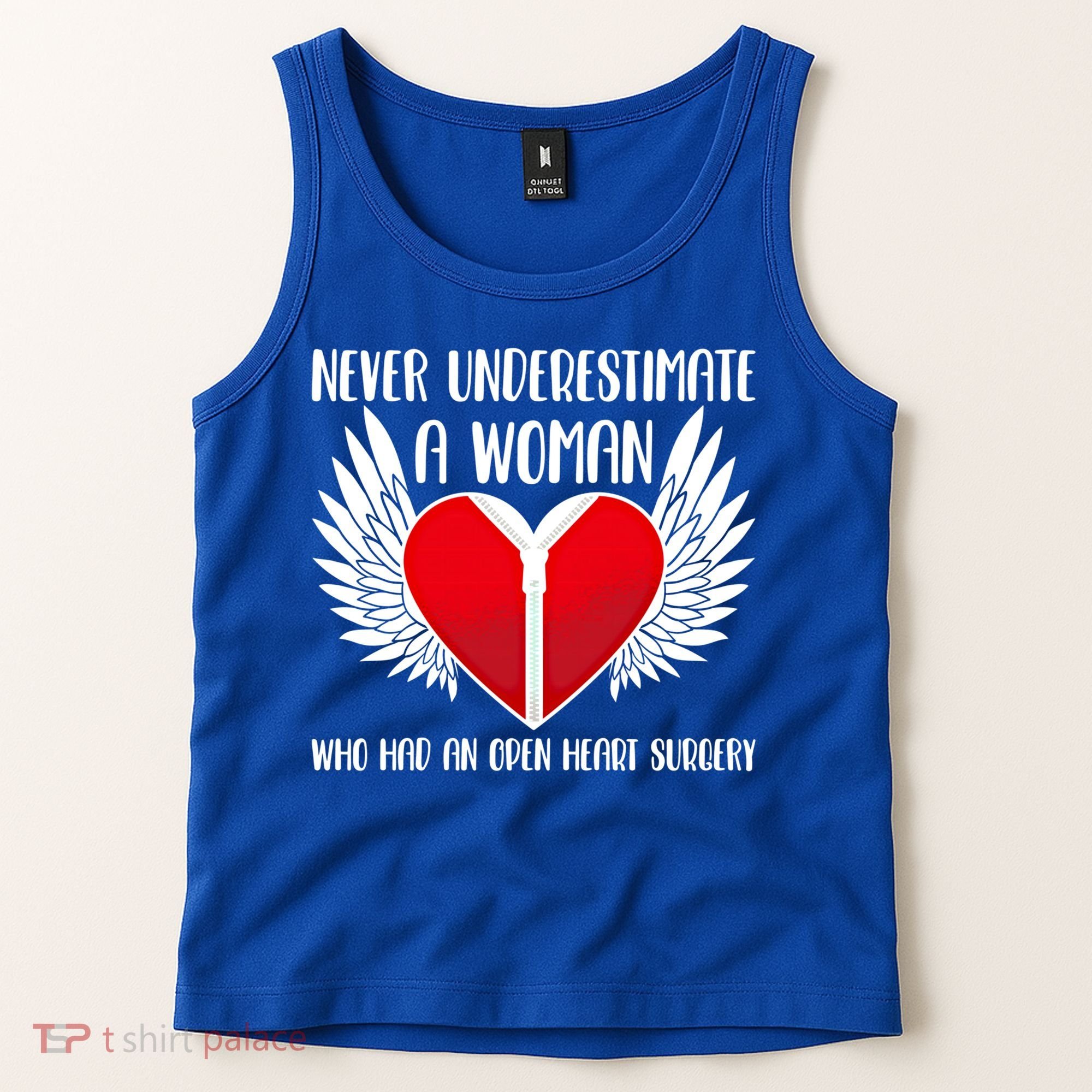 Never Underestimate A Who Had An Open Heart Surgery Gift Tank Top