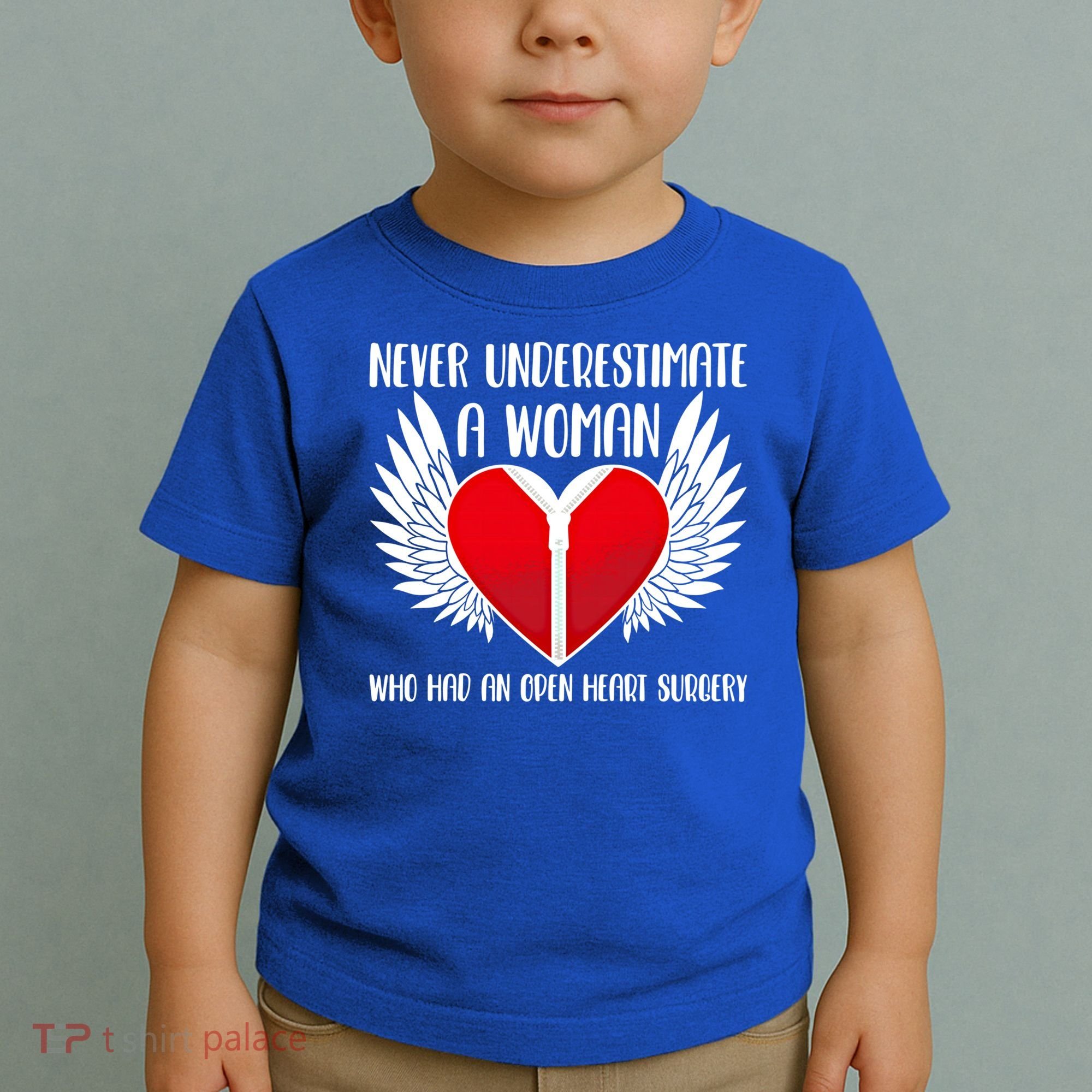 Never Underestimate A Who Had An Open Heart Surgery Gift Toddler T-Shirt