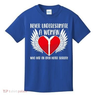 Never Underestimate A Who Had An Open Heart Surgery Gift Kids T-Shirt